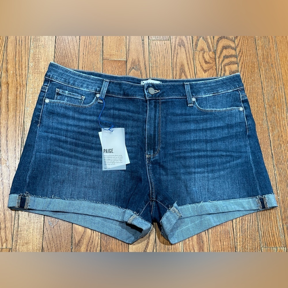 PAIGE Indigo Denim Skirt